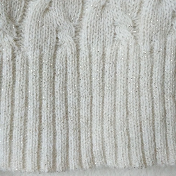 Banana Republic Knit Metallic Wool Blend Sweater - Picture 5 of 6